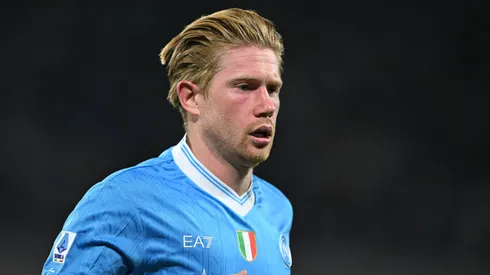 De Bruyne em ação pelo Napoli. (Photo by Francesco Pecoraro/Getty Images)