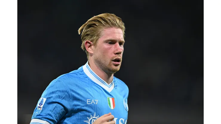 De Bruyne em ação pelo Napoli. (Photo by Francesco Pecoraro/Getty Images)