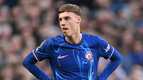 O atacante Cole Palmer, de 23 anos, revelou através de fotos no Instagram que está próximo de retornar ao Chelsea após uma lesão na virilha. (Photo by Mike Hewitt/Getty Images)