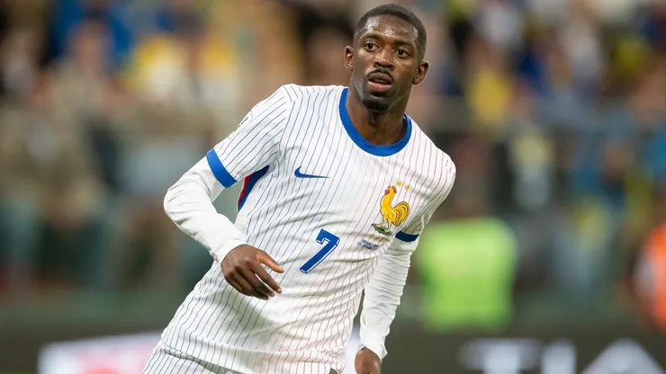 Ousmane Dembélé com a Seleção da Francesa. Foto: Mateusz Slodkowski