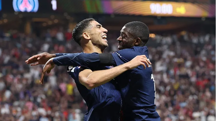 Hakimi ou Dembélé, do PSG, devem ganhar a Bola de Ouro para Lautaro. (Photo by Kevin C. Cox/Getty Images)