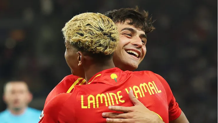 Seleção Espanhola goleia Turquia por 6 a 0 e Pedri se destaca. Foto: Alexander Hassenstein/Getty Images