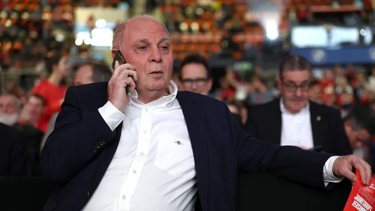 Uli Hoeness, presidente do Bayern de Munique. Foto: Alexander Hassenstein/Getty Images