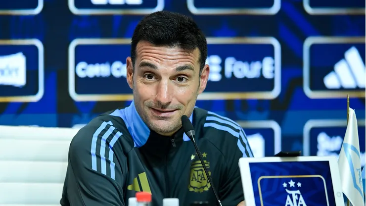 Lionel Scaloni, técnico da Seleção Argentina. Foto: Marcelo Endelli/Getty Images