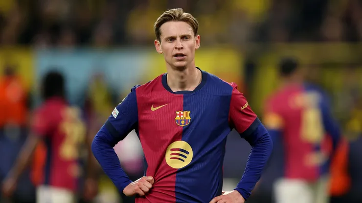 De Jong jogo do Barcelona. Arsenal mira contratação do jogador. Foto: Dean Mouhtaropoulos/Getty Images