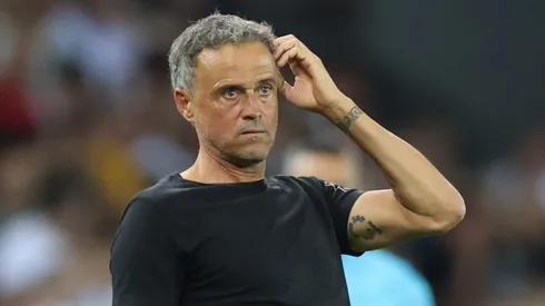 Luis Enrique, treinador do PSG (Foto: Claudio Villa/Getty Images)