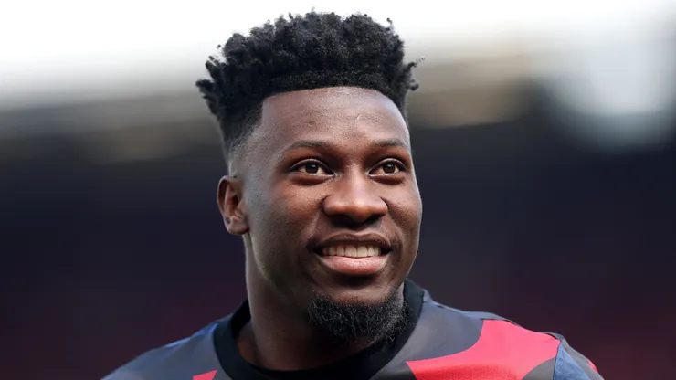 André Onana pelo Manchester United. (Foto: Carl Recine/Getty Images)