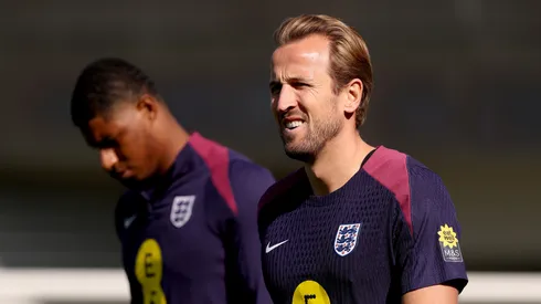 Kane em treino da Seleção da Inglaterra. Foto: Jack Thomas/Getty Images