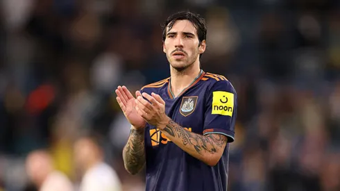 Sandro Tonali em ação pela Seleção da Itália.