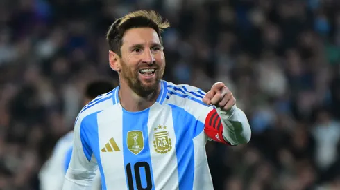 Messi em ação pela Argentina. (Photo by Marcelo Endelli/Getty Images)