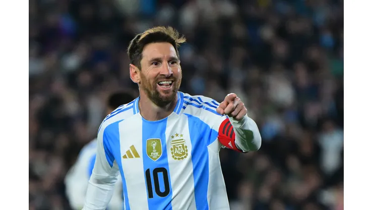 Messi em ação pela Argentina. (Photo by Marcelo Endelli/Getty Images)