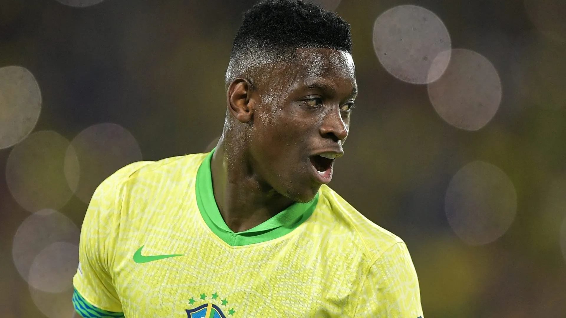 Luiz Henrique em campo com a Seleção Brasileira. Foto: Thiago Ribeiro/AGIF