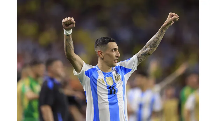 Di María em ação pela Argentina. (Photo by Buda Mendes/Getty Images)