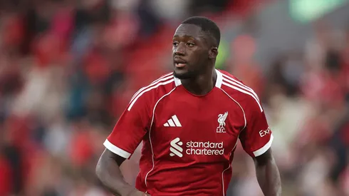 Konaté jogando pelo Liverpool. Foto: Carl Recine/Getty Images