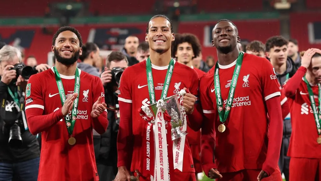 Konaté venceu diversos títulos pelo Liverpool. Foto: Julian Finney/Getty Images