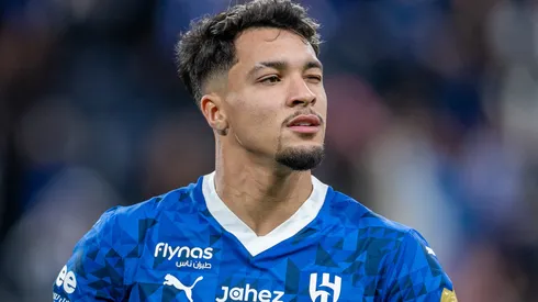 Marcos Leonardo, do Al-Hilal, é procurado por três clubes após quase assinar com o São Paulo. Foto: Abdullah Ahmed/Getty Images
