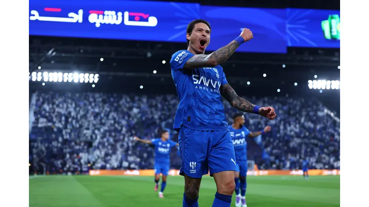 Darwin Núñez, do Al-Hilal - Photo by Abdullah Ahmed/Getty Images