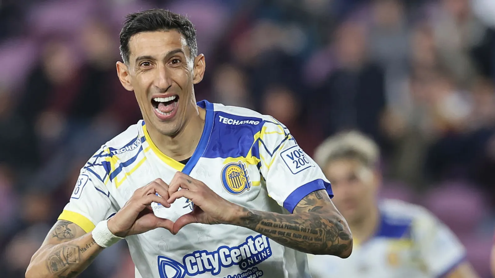 Di María em ação pelo Rosário Central. Alejandro Pagni/Getty Images.