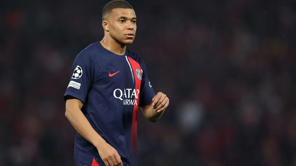 Mbappé jogou no PSG em várias temporadas (foto: Richard Heathcote/Getty Imagens)