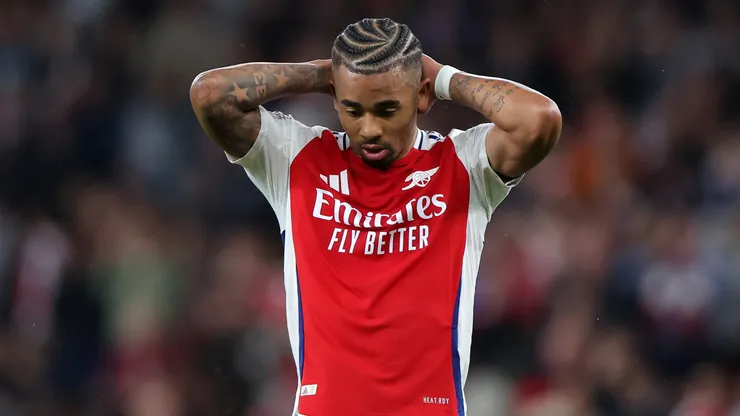 Gabriel Jesus pelo Arsenal (Foto: Alex Pantling/Getty Images)