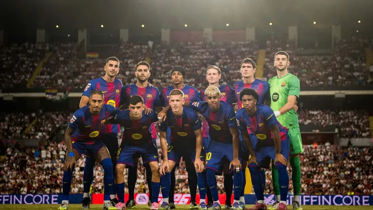Jogadores do Barcelona