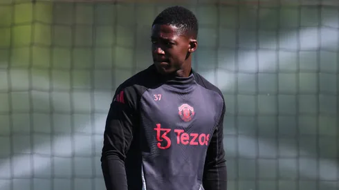 Kobbie Mainoo, do Manchester United. (Foto: Ben Roberts Photo/Getty Images)