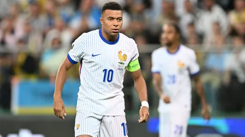 Mbappé em ação pela França. (Photo by Mateusz Slodkowski/Getty Images)