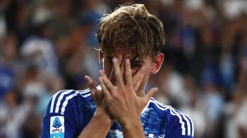 Nico Paz brilha na Série A e Real Madrid pensa em retorno do meia. (Photo by Marco Luzzani/Getty Images)