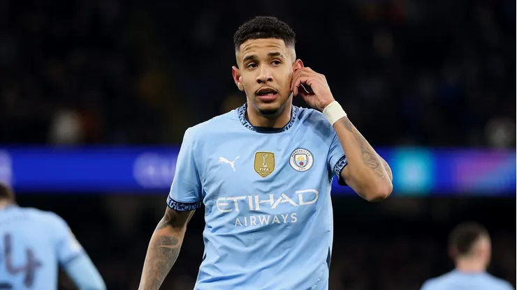 Manchester City queria Rodrygo, do Real Madrid caso Savinho fosse para o Tottenham. Porém, o clube não aprovou a saída de Savinho, mas agora o Tottenham continua interessado (Foto: Carl Recine/Getty Images)