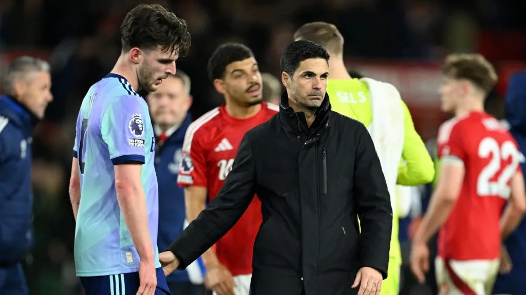 Arsenal ficou no empate sem gols contra o Forest no último duelo (Foto: Michael Regan/Getty Images)