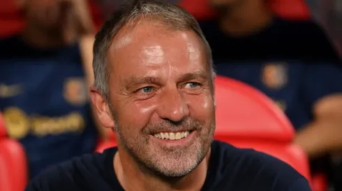 Hansi Flick, treinador do Barcelona (Foto: Denis Doyle/Getty Images)