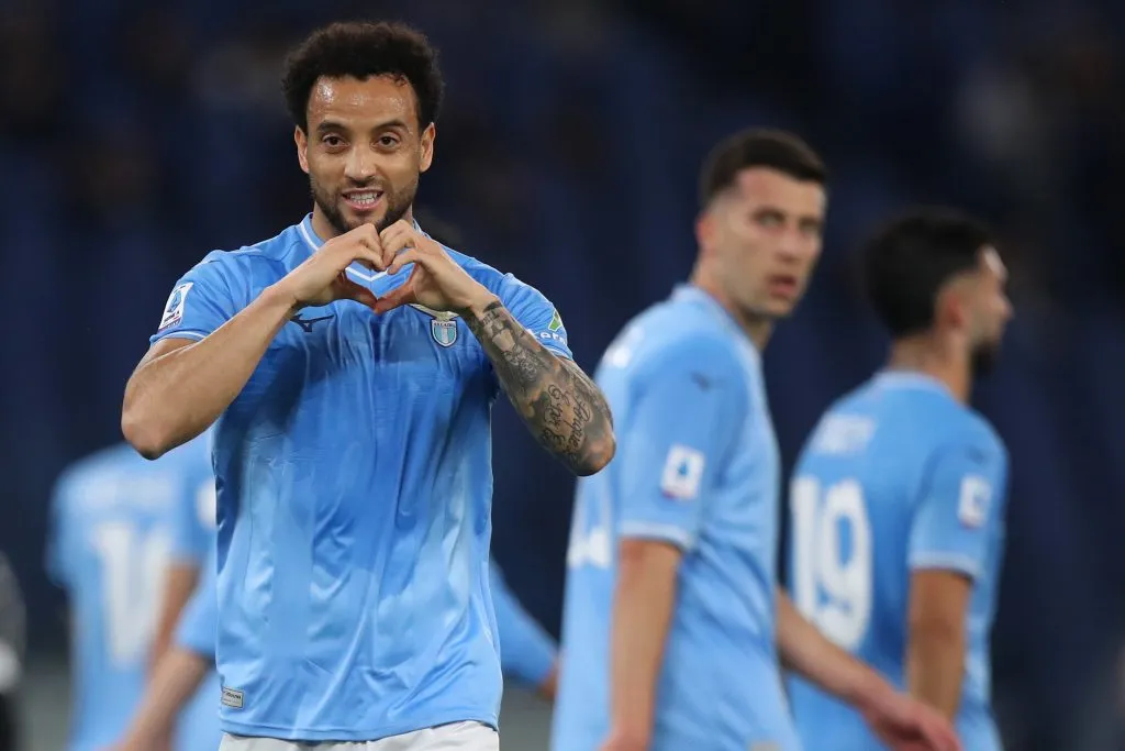 Felipe Anderson brilhou na Lazio (Photo by Paolo Bruno/Getty Images)