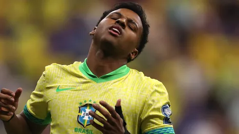 Rodrygo cava a própria cova no Real Madrid e pode ficar de fora da próxima Copa do Mundo. (Photo by Wagner Meier/Getty Images)