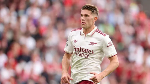 Gyokeres em ação pelo Arsenal.