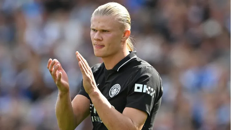 Manchester City aceita vender Haaland ao Barcelona, mas exige R$ 949 milhões (Photo by Mike Hewitt/Getty Images)
