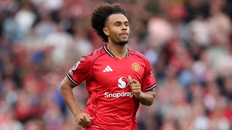Joshua Zirkzee, atacante do Manchester United. Foto: Matt McNulty