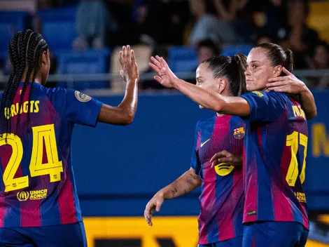 Barcelona goleia o Dux Logroño por 4 a 0 e segue isolado na liderança da Liga F