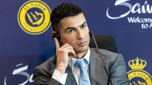 Al-Nassr conta com Cristiano Ronaldo para convencer Bruno Fernandes a deixar o Manchester United. (Photo by Yasser Bakhsh/Getty Images)