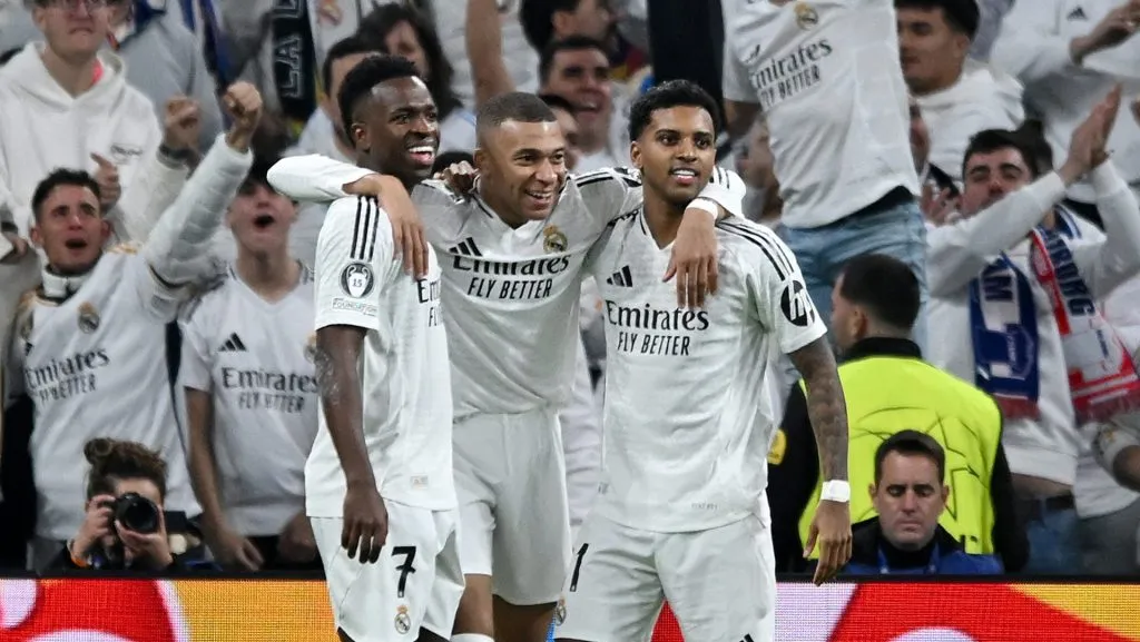 Mbappé, Vini Jr e Rodrygo no Real Madrid