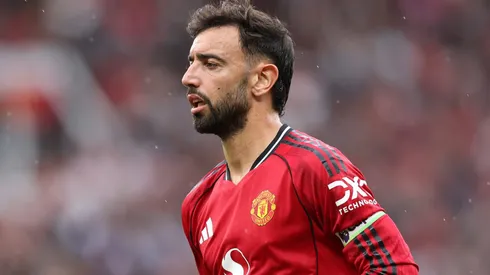 Manchester United está disposto a vender Bruno Fernandes ao Al-Hilal em caso de boa proposta (Photo by Matt McNulty/Getty Images)