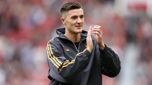 Benjamin Šeško, do Manchester United. (Foto: Matt McNulty/Getty Images)