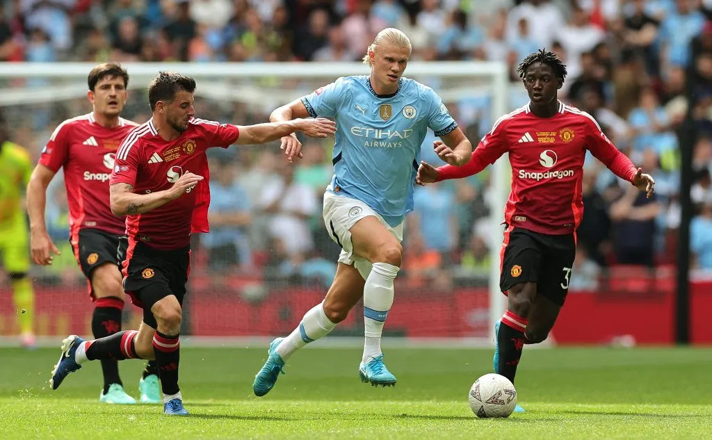Manchester City x Manchester United. Foto: David Rogers/Getty Images