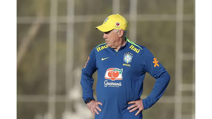 Ancelotti é agora o atual técnico da Seleção Brasileira. (Photo by Miguel Schincariol/Getty Images)