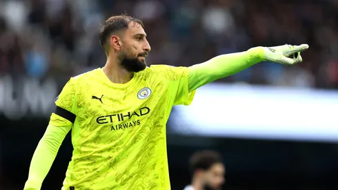 Donnarumma jogando pelo Manchester City. Foto: Michael Regan/Getty Images
