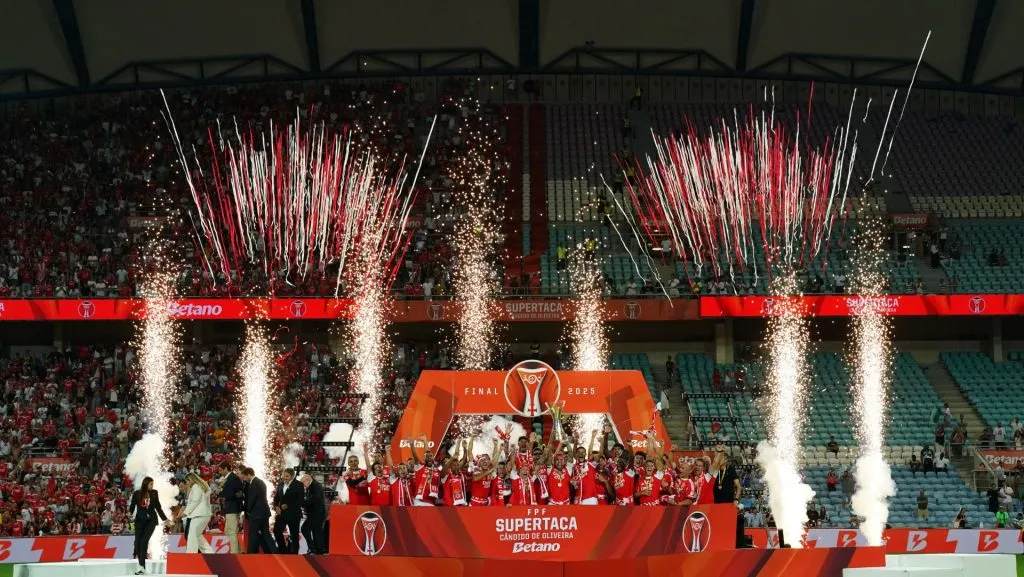 Benfica na Supercopa de Portugal. Foto: Gualter Fatia/Getty Images