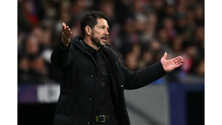 Diego Simeonte, técnico do Atlético de Madrid. (Photo by Denis Doyle/Getty Images)