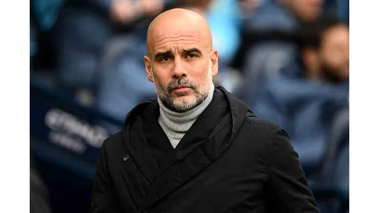 Guardiola, técnico do Manchester City. (Photo by Gareth Copley/Getty Images)