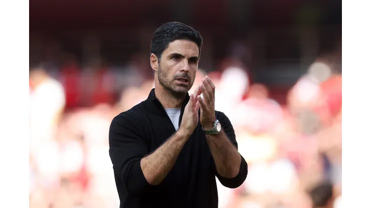 Mikel Arteta, técnico do Arsenal. (Photo by Eddie Keogh/Getty Images)