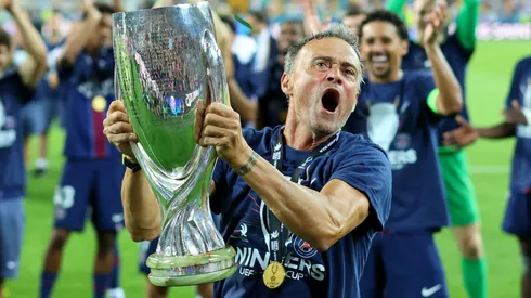 Luis Enrique revela planos para o PSG repetir o título europeu. Foto: Francesco Scaccianoce/Getty Images