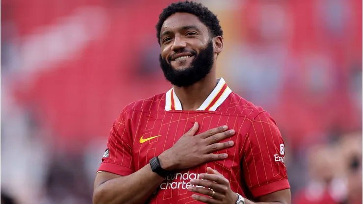 Joe Gomez em ação pelo Liverpool. Foto: Carl Recine/Getty Images